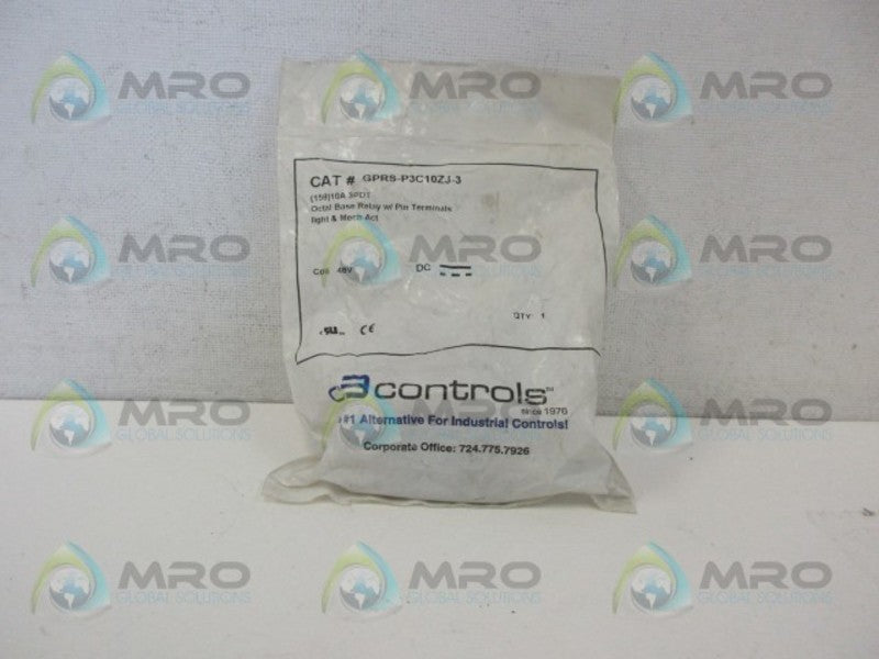 C3 CONTROLS GPRS-P3C10ZJ-3 OCTAL BASE RELAY  NSMP