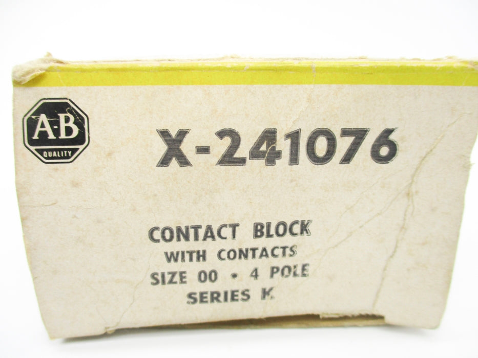 INDUSTRIAL SPARE PART X-241076 SER. K (BK/YL) NSMP