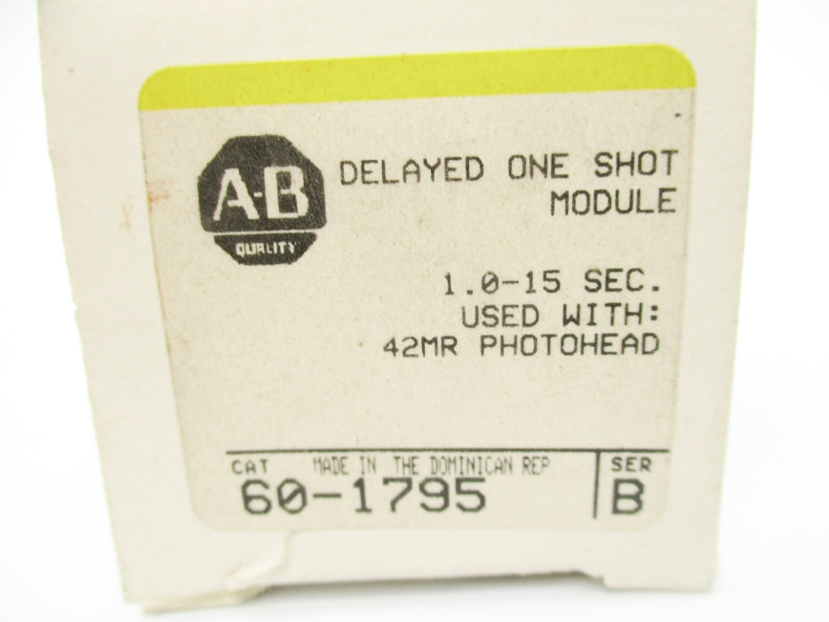 INDUSTRIAL SPARE PART 60-1795 SER. B (BK/YL) NSMP