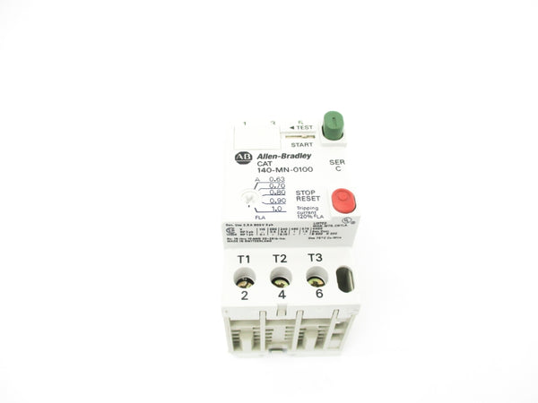 ALLEN BRADLEY 140-MN-0100 SER. C 600V 0.63-1.0A NSNP