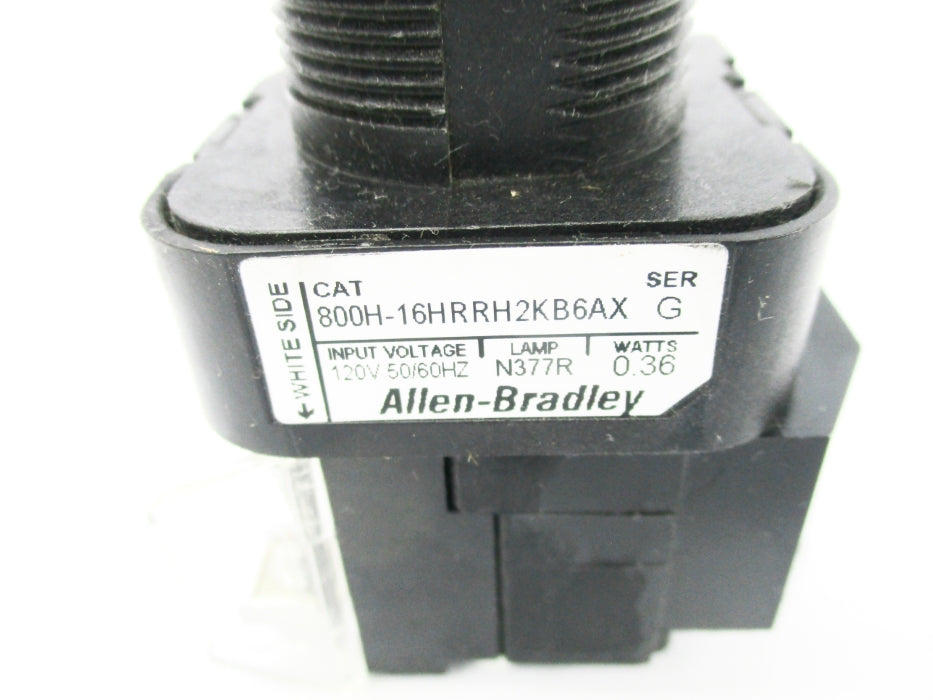 ALLEN BRADLEY 800H-16HRRH2KB6AX SER. G NSNP