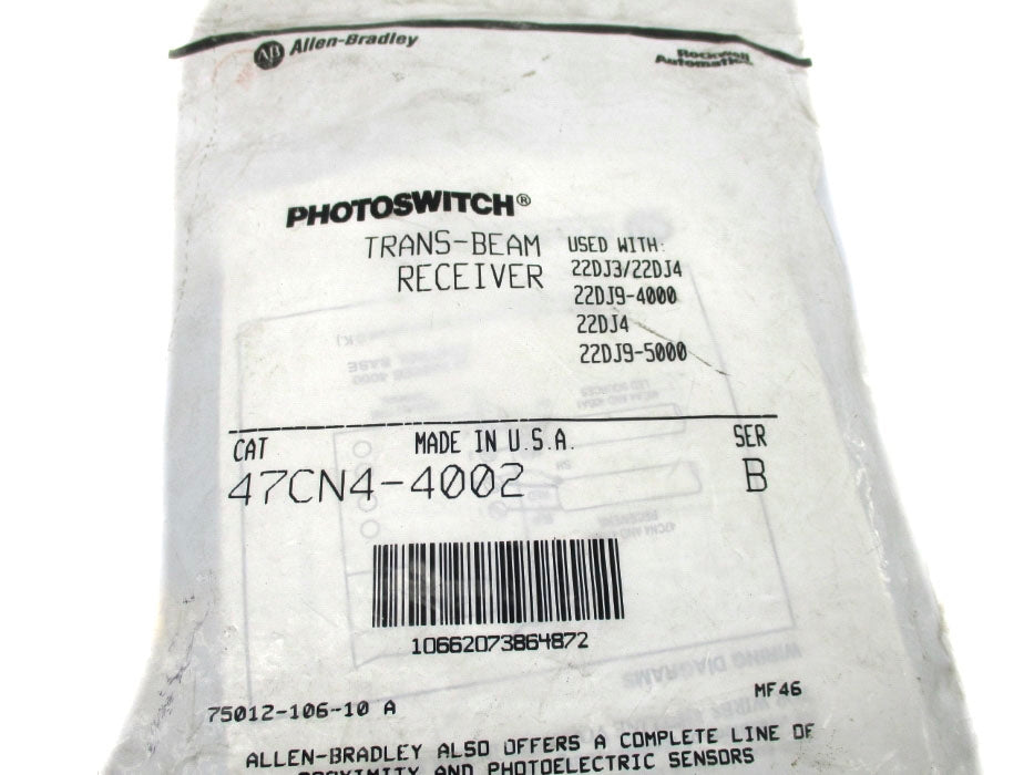 INDUSTRIAL SPARE PART 47CN4-4002 SER. B NSMP