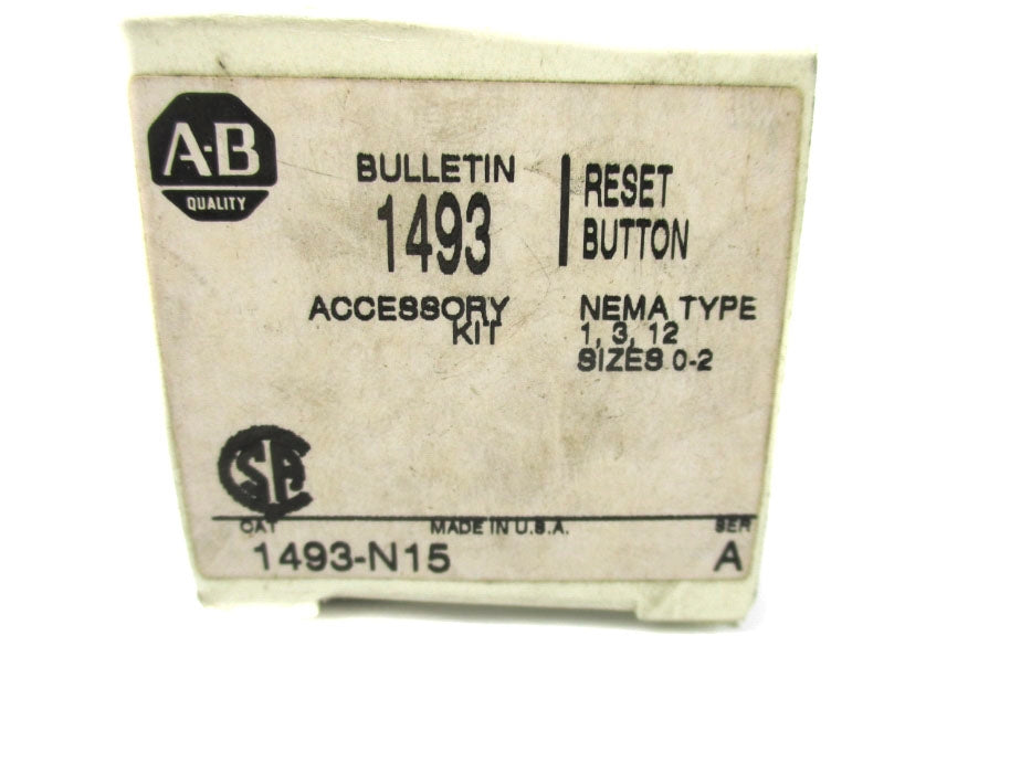 ALLEN BRADLEY 1493-N15 SER. A (WH) NSMP