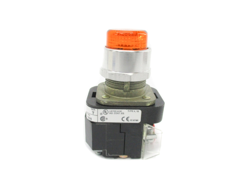 ALLEN BRADLEY 800T-PT16A SER. T 120V (WH) NSMP