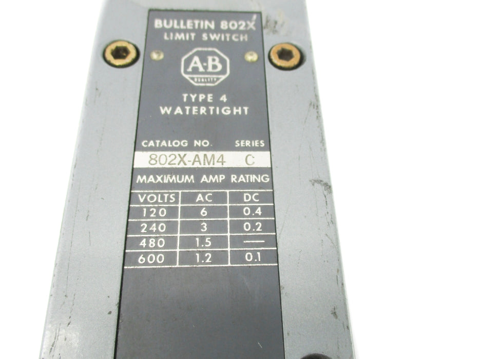 INDUSTRIAL SPARE PART 802X-AM4 SER. C UNMP