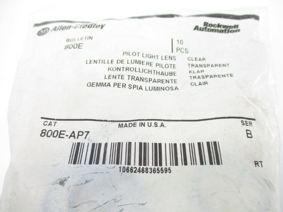 ALLEN BRADLEY 800E-AP7 SER. B (PKG OF 10) NSMP