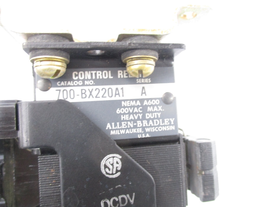 INDUSTRIAL SPARE PART 700-BX220A1 SER. A 110/120V  NSNP
