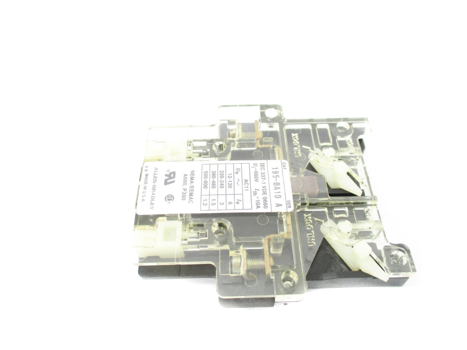 INDUSTRIAL SPARE PART 195-BA10 SER. A 500-600VAC 1.2A NSNP