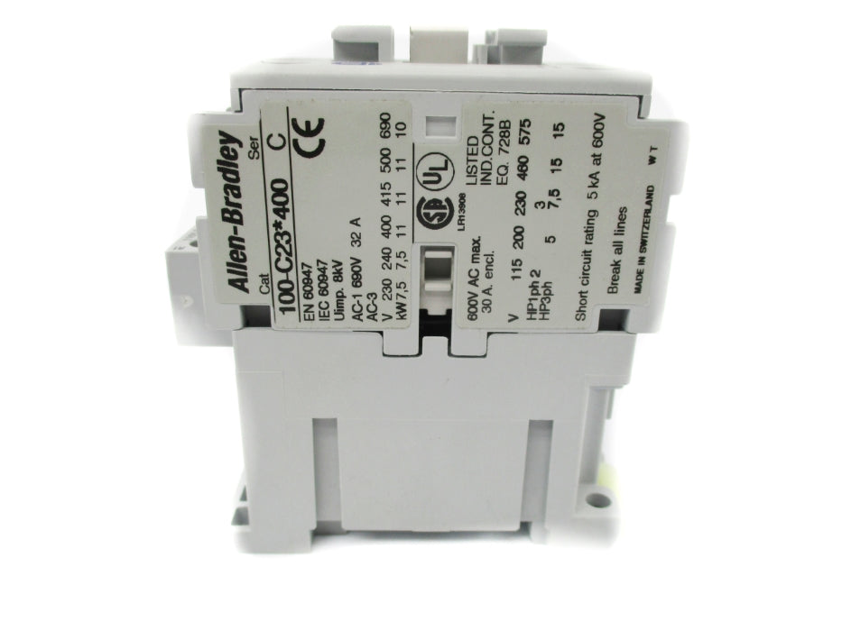 ALLEN BRADLEY 100-C23KD400 SER. C 110V (BR/WH) NSMP