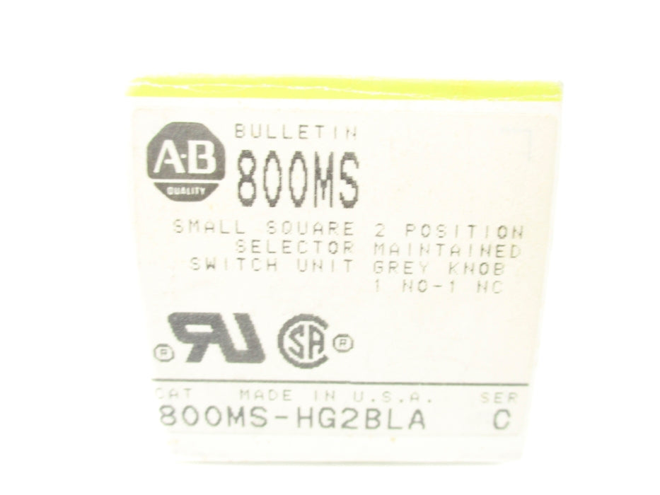 INDUSTRIAL SPARE PART 800MS-HG2BLA SER. C (BK/YL) NSMP