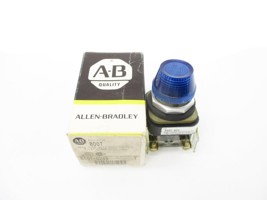 ALLEN BRADLEY 800T-Q24B SER. T 24V (BK/YL) NSMP