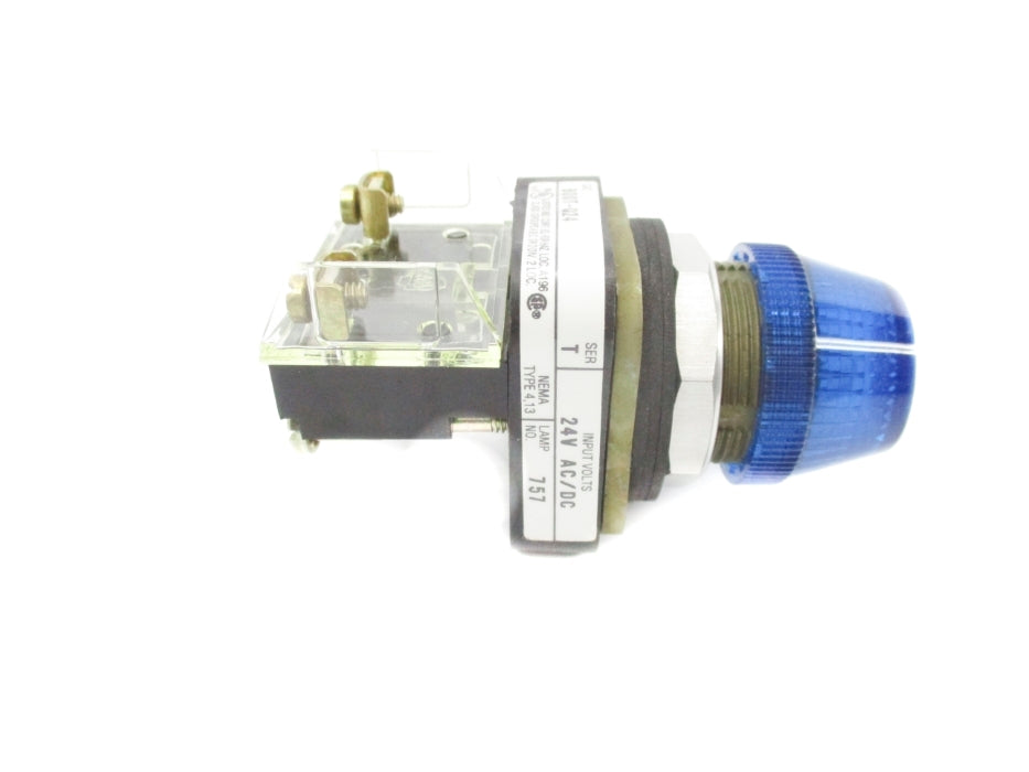 ALLEN BRADLEY 800T-Q24B SER. T 24V (BK/YL) NSMP