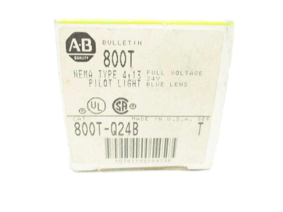 ALLEN BRADLEY 800T-Q24B SER. T 24V (BK/YL) NSMP