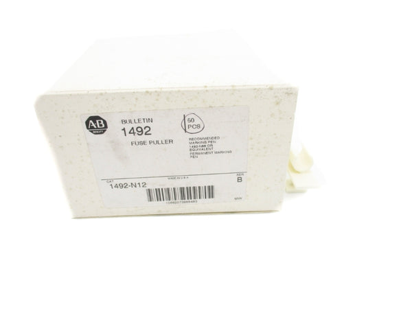 ALLEN BRADLEY 1492-N12 SER. B (PKG OF 50) (WH) NSMP