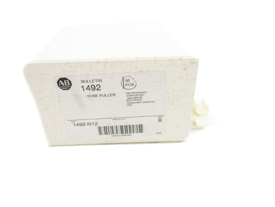 ALLEN BRADLEY 1492-N12 SER. B (PKG OF 50) (WH) NSMP