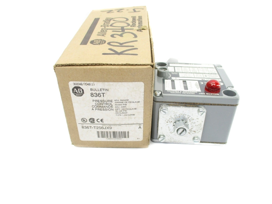 ALLEN BRADLEY 836T-T256JX9 SER. A  30-650PSI (BR/WH) NSMP