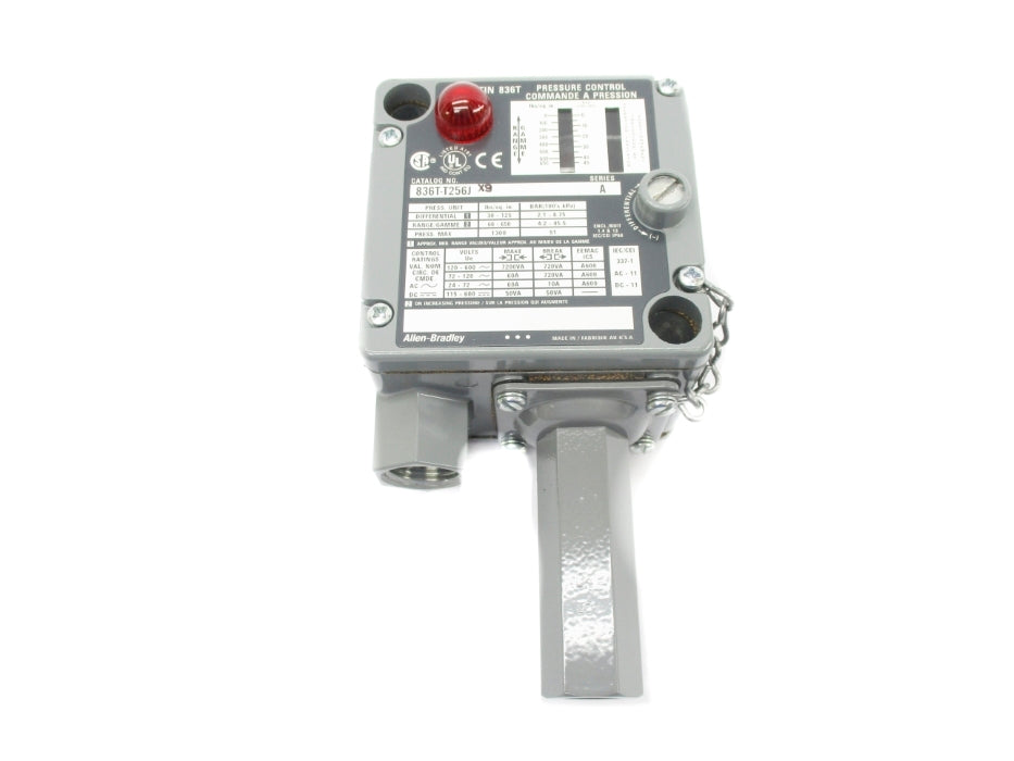 ALLEN BRADLEY 836T-T256JX9 SER. A  30-650PSI (BR/WH) NSMP
