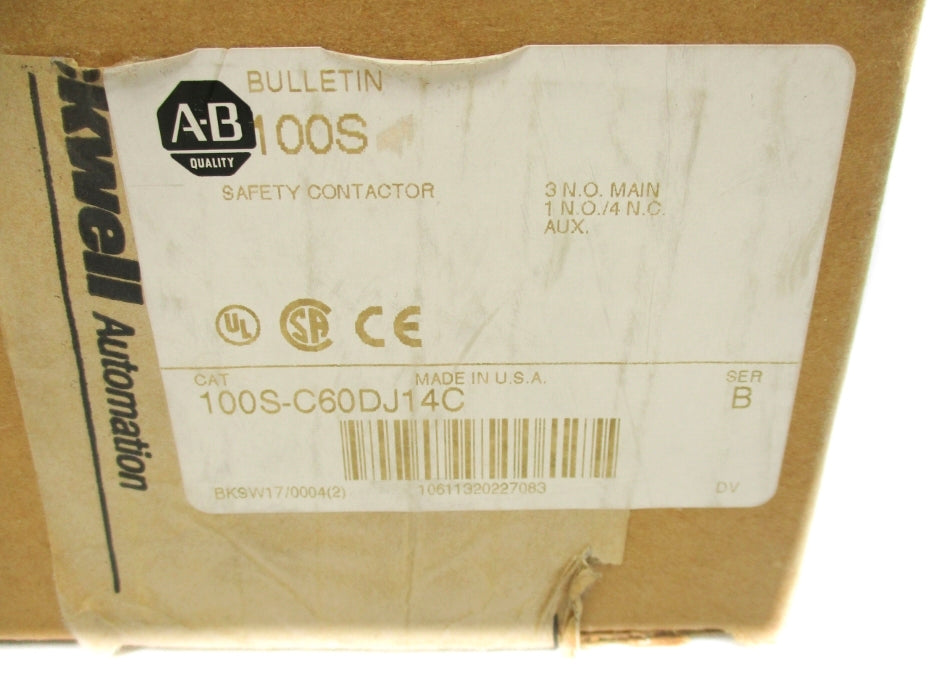 ALLEN BRADLEY 100S-C60DJ14C SER. B (BR/WH) NSFS