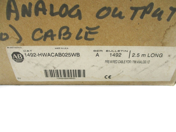 ALLEN BRADLEY 1492-HWACAB025WB SER. A (BR/WH) NSMP