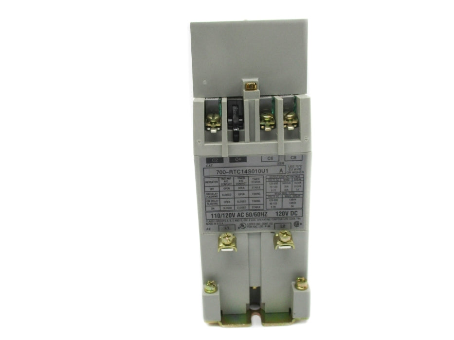 INDUSTRIAL SPARE PART 700-RTC14S010U1 SER. A 110/120VAC 30A (BR/WH) NSMP