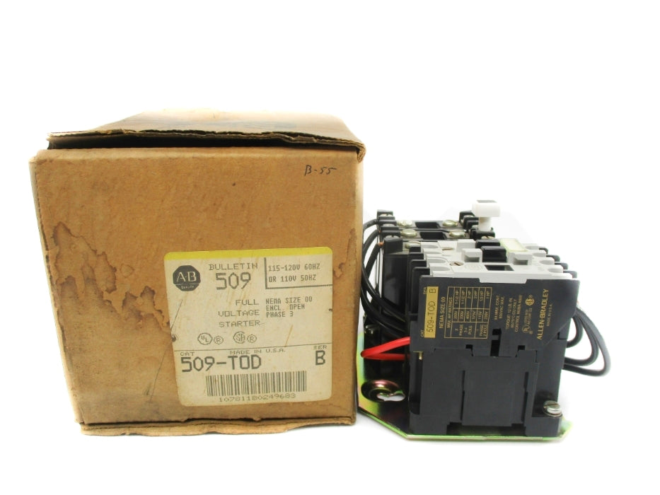 ALLEN BRADLEY 509-TOD SER. B (BR/YL) NSMP