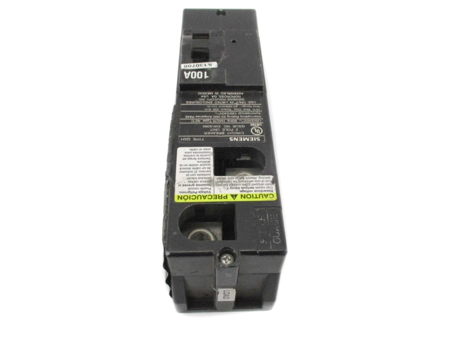 SIEMENS QSH2100 CIRCUIT BREAKER UNMP
