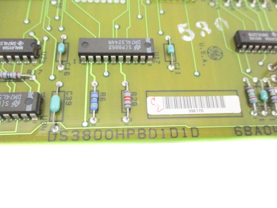 GENERAL ELECTRIC DS3800HPBD1D1D REMAN