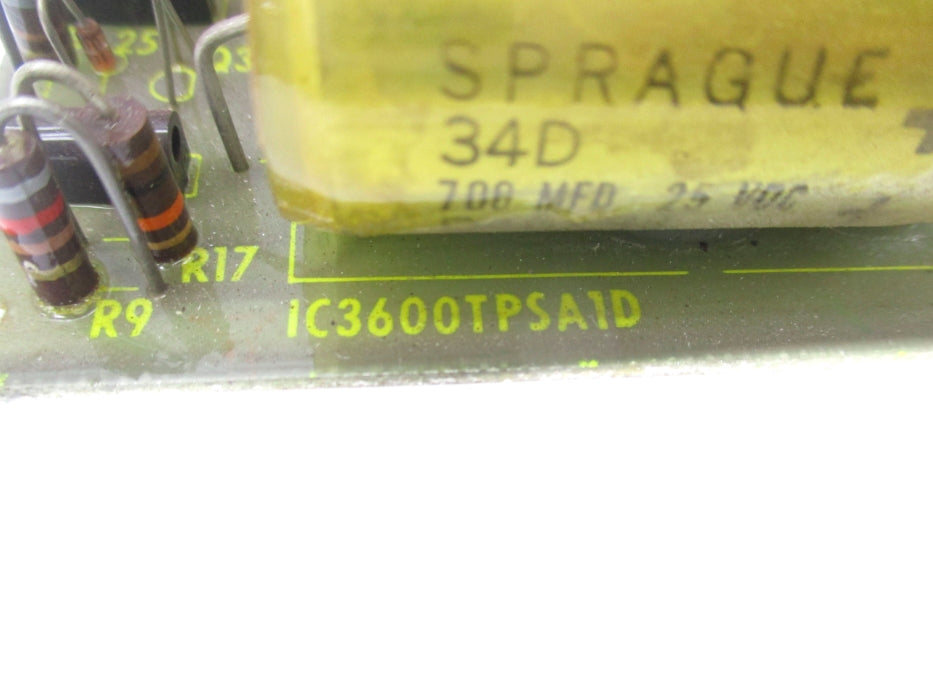 GENERAL ELECTRIC IC3600TPSA1D UNMP