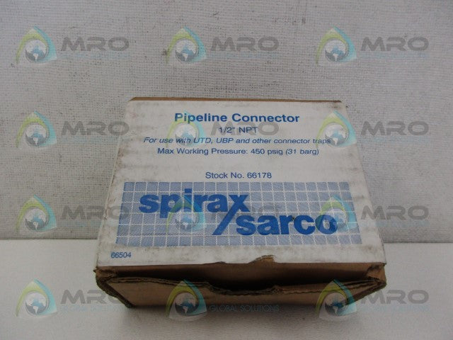 SPIRAX SARCO 66178 PIPELINE CONNECTOR *FACTORY SEALED*