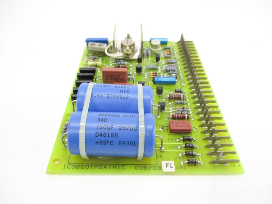 GENERAL ELECTRIC IC3600TPSA1H1C REMAN