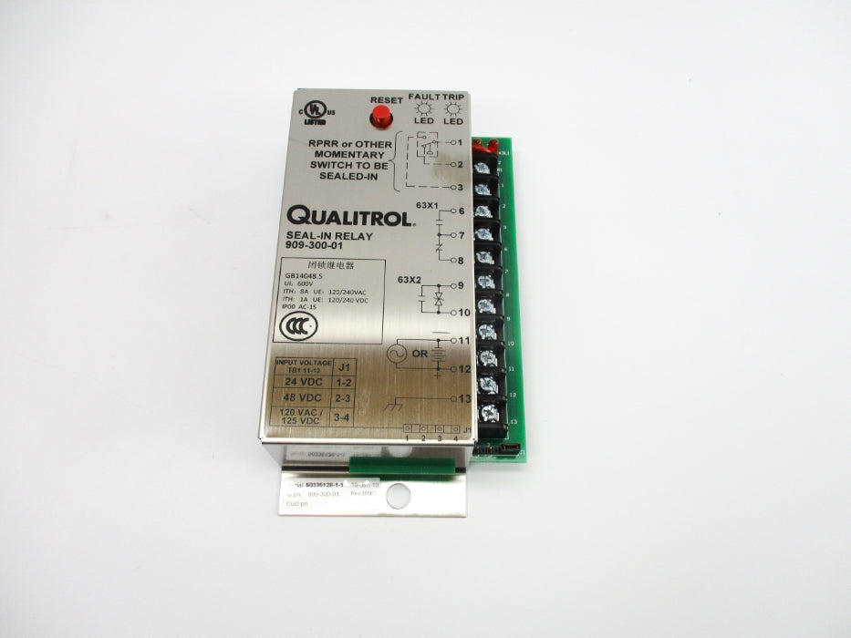 QUALITROL 909-300-01 24/48/120VDC 125VAC 8A NSMP