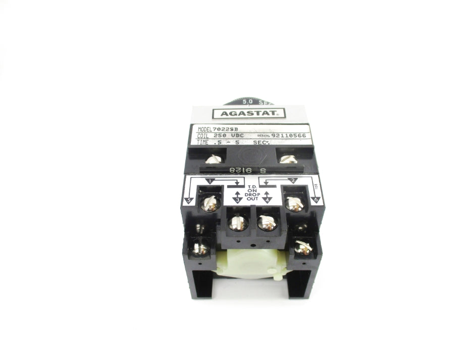 AGASTAT 7022SB 250VDC .5-5 SEC. NSNP