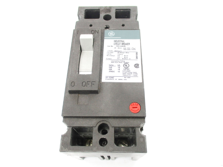 GENERAL ELECTRIC TED124020 480VAC 20A NSMP