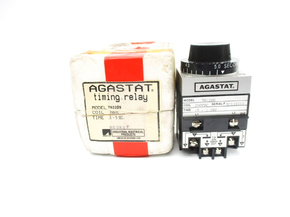AGASTAT 7022SB 250VDC .5-5 SEC. NSMP