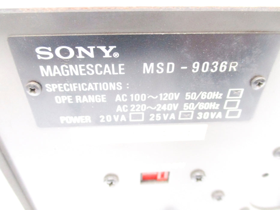 SONY MSD-9036R UNMP