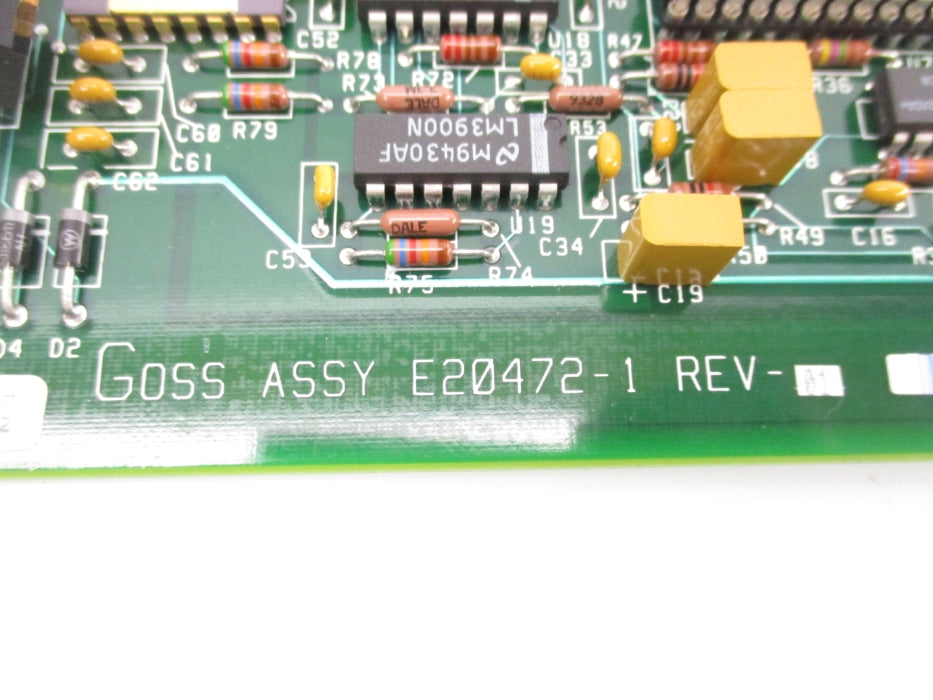 GOSS E20472-1 REV. 01 UNMP