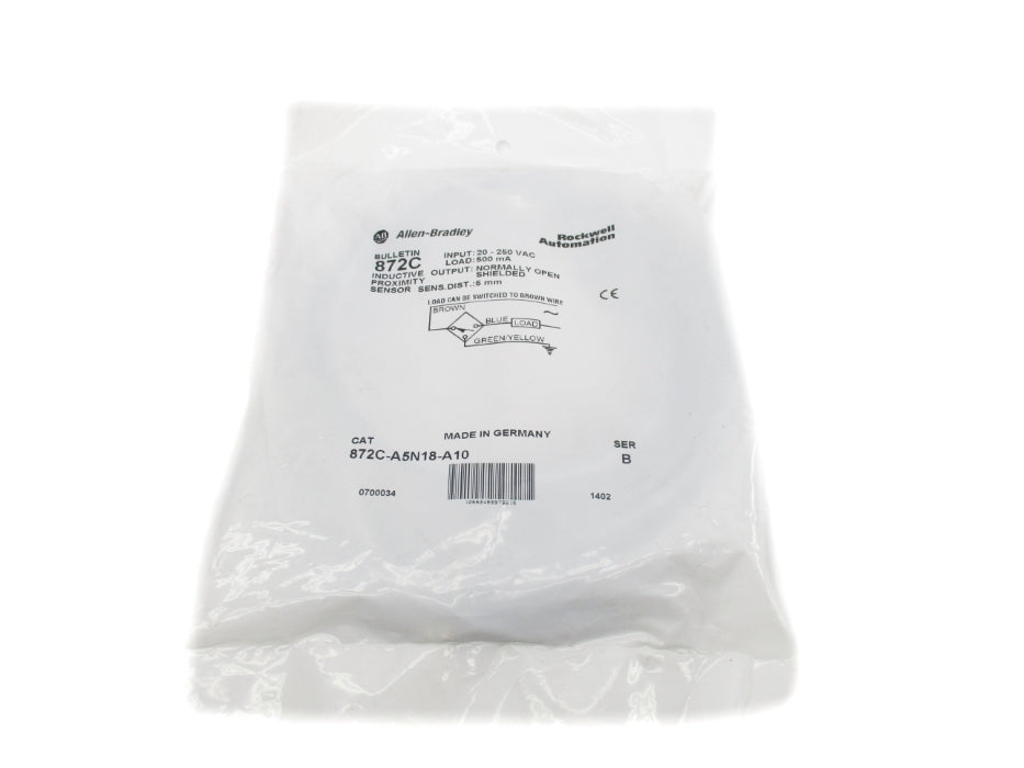 INDUSTRIAL SPARE PART 872C-A5N18-A10 SER. B NSMP