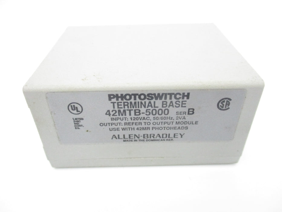 INDUSTRIAL SPARE PART 42MTB-5000 SER. B 120VAC UNMP