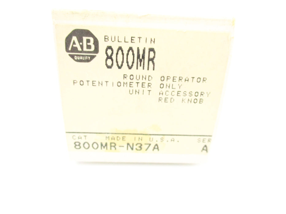 INDUSTRIAL SPARE PART 800MR-N37A SER. A (BK/YL) NSMP