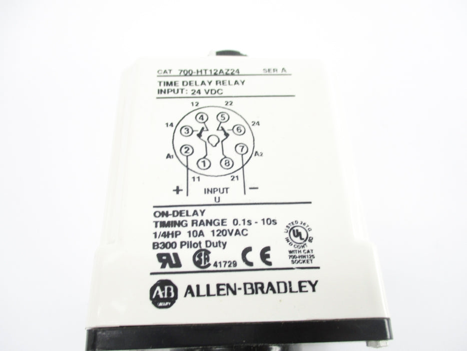 INDUSTRIAL SPARE PART 700-HT12AZ24 SER. A 24VDC 10A 0.1S-10S UNMP