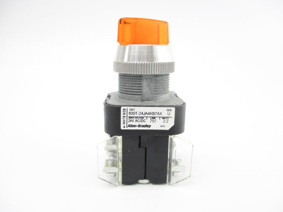 ALLEN BRADLEY 800T-24JA4KB7AX SER. U (WH) NSMP