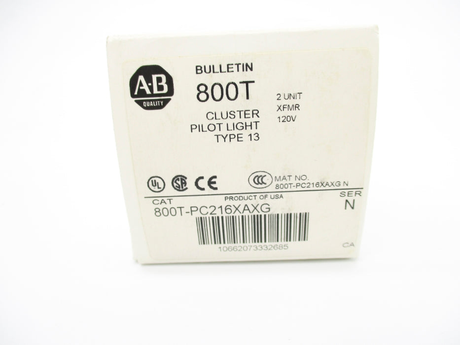 ALLEN BRADLEY 800T-PC216XAXG SER. N (WH) NSMP