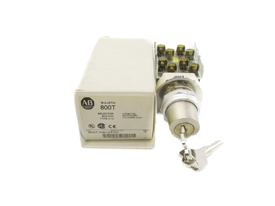 ALLEN BRADLEY 800T-N61KF4C SER. T (WH) NSMP