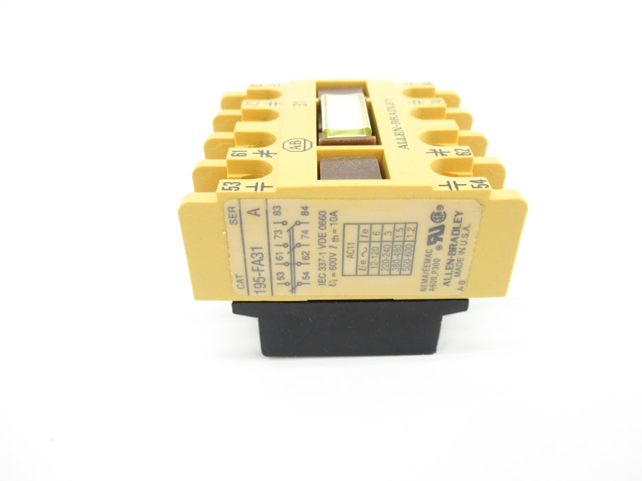 INDUSTRIAL SPARE PART 195-FA31 SER. A 500-600VAC 1.2A (BK/YL) NSMP