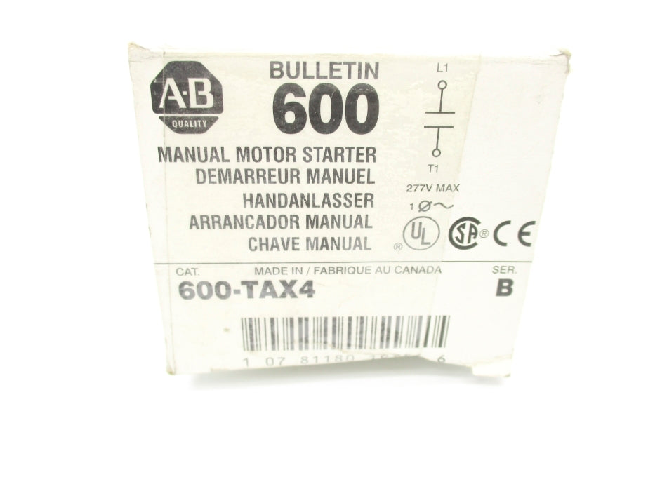 INDUSTRIAL SPARE PART 600-TAX4 SER. B 277V (GY/BL) NSMP
