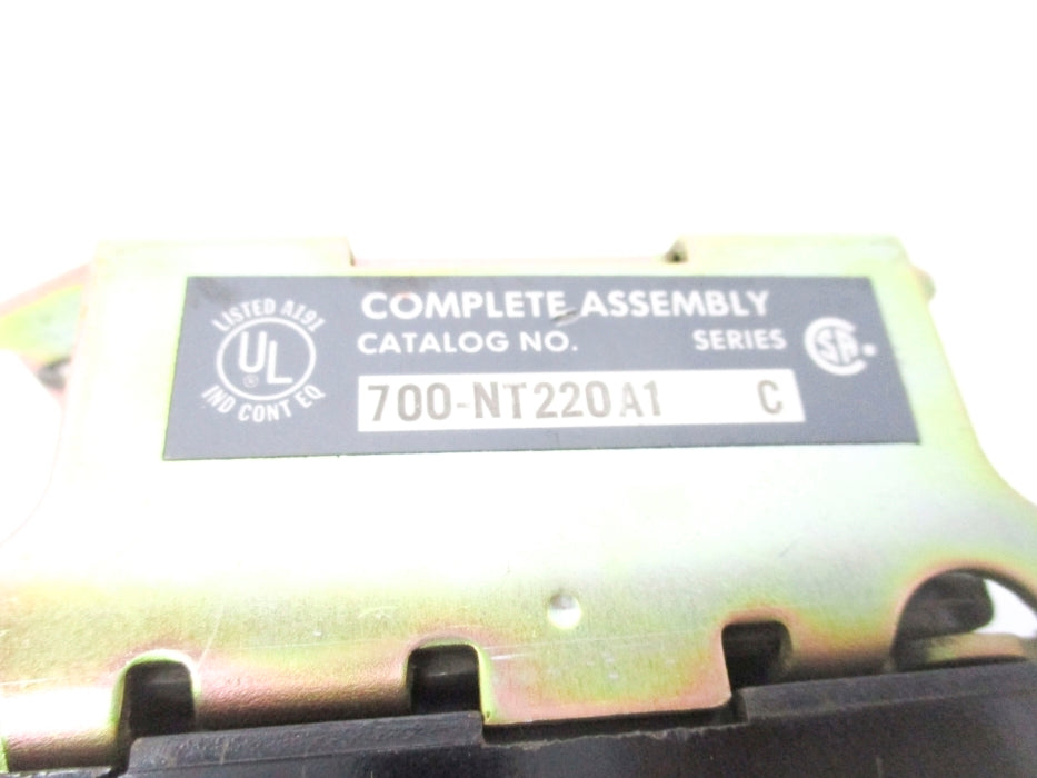 INDUSTRIAL SPARE PART 700-NT220A1 SER. C 110/120V .1-60S UNMP
