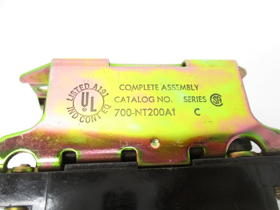 ALLEN BRADLEY 700-NT200A1 SER. C 110/120V UNMP