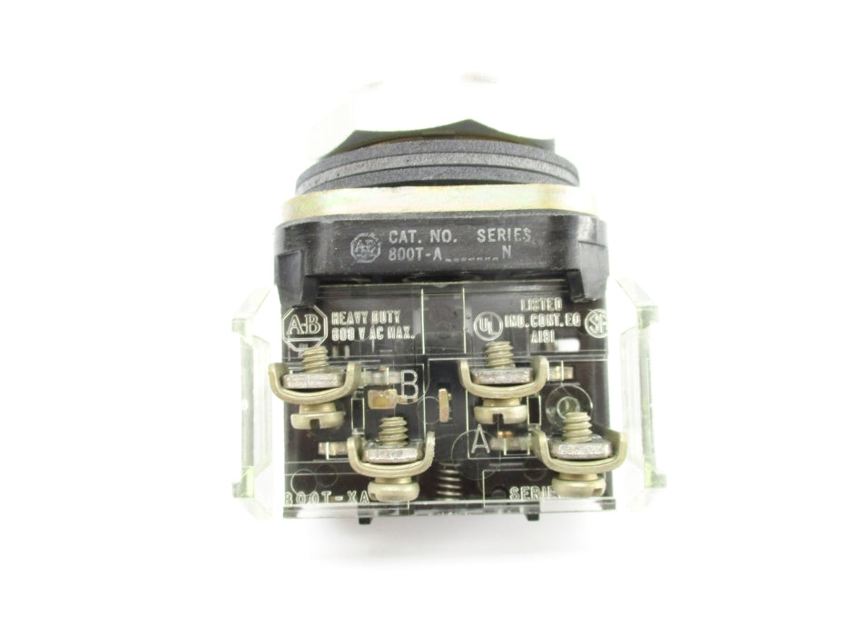 ALLEN BRADLEY 800T-A2A SER. N (BK/YL) NSMP