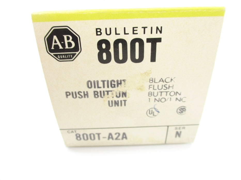 ALLEN BRADLEY 800T-A2A SER. N (BK/YL) NSMP