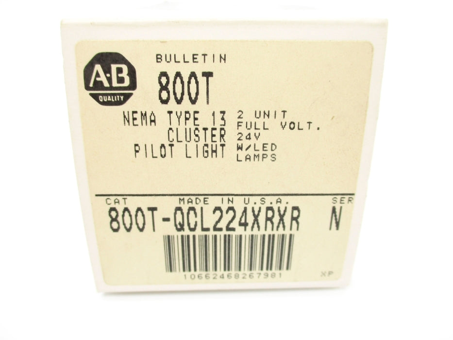 INDUSTRIAL SPARE PART 800T-QCL224XRXR SER. N (BK/YL) NSMP